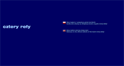 Desktop Screenshot of czteryrefy.pl