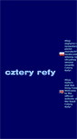 Mobile Screenshot of czteryrefy.pl